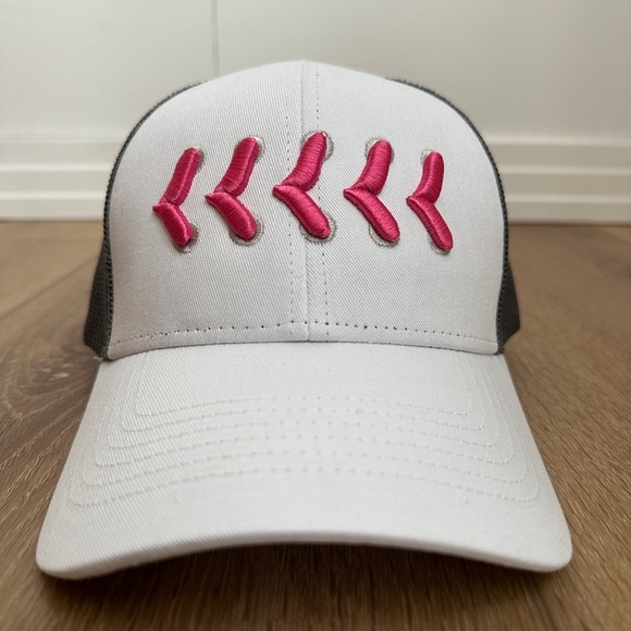 Gray and White Trucker Hat - Picture 5 of 8